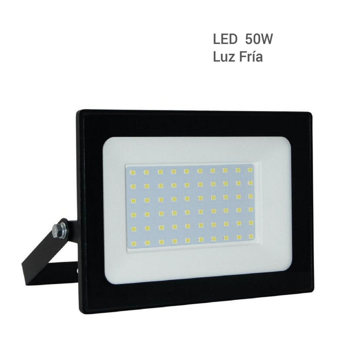 HALUX - Reflector Luz Fría Negro 50W Halux