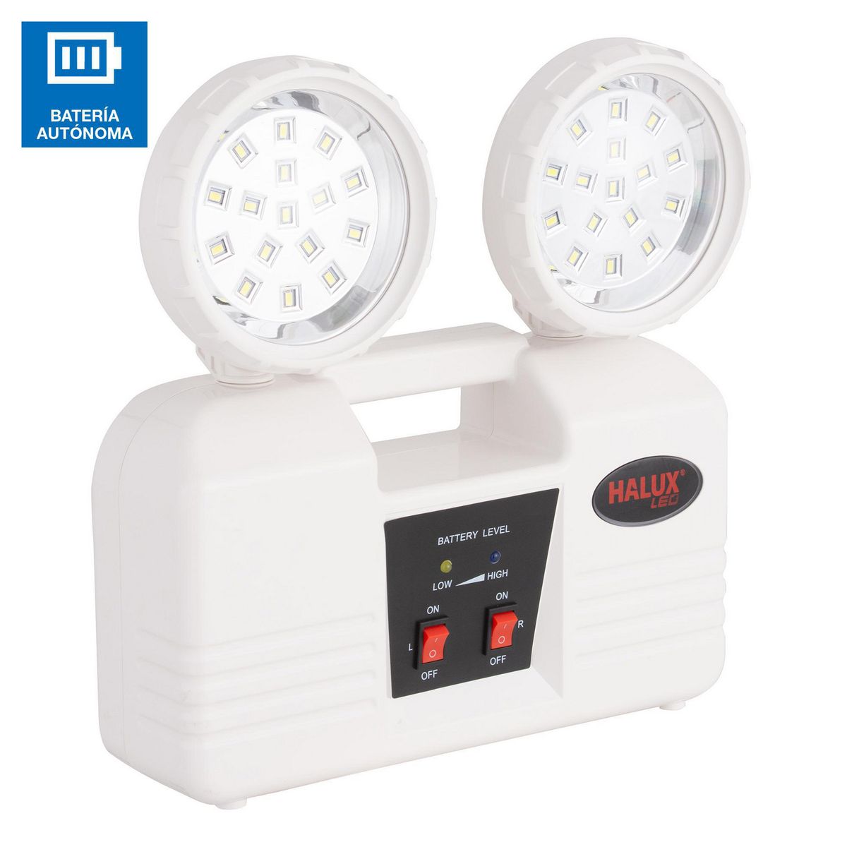 HALUX - Lámpara de Emergencia LED 1200LM Halux