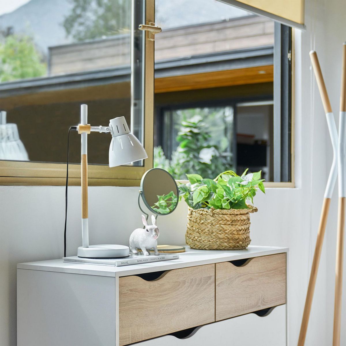 JUST HOME COLLECTION - Canasto Quilca de Hierba Marina 25x17cm