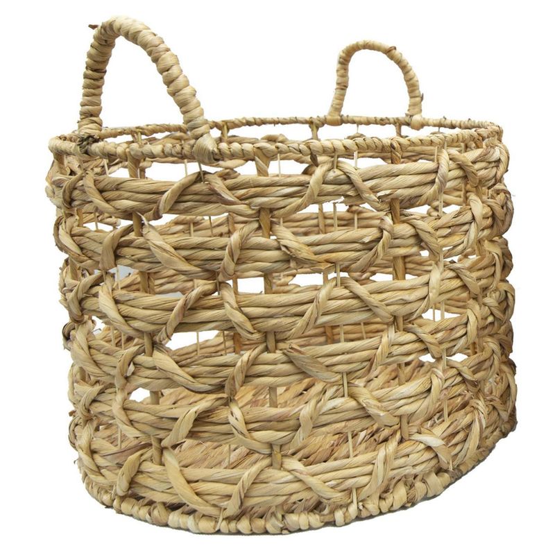 JUST HOME COLLECTION - Canasto Tanaca de Jacinto de Agua 42x31cm