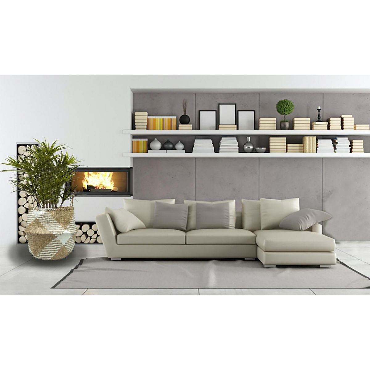 JUST HOME COLLECTION - Canasto Colán 43x30cm