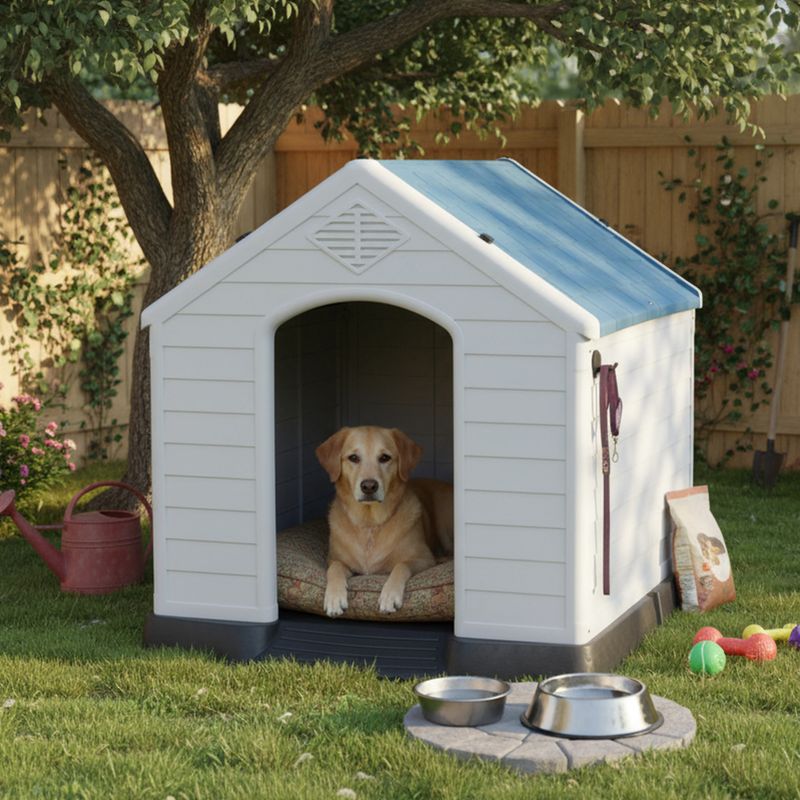 PETIZOOS - Casa para Perro Raza Mediana/Grande Plástico 105x96.5x98.5cm