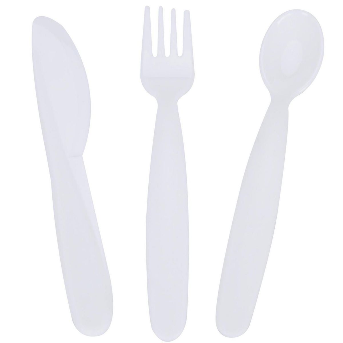 CASA BONITA - Set de Cubiertos de Plástico 3 Unidades