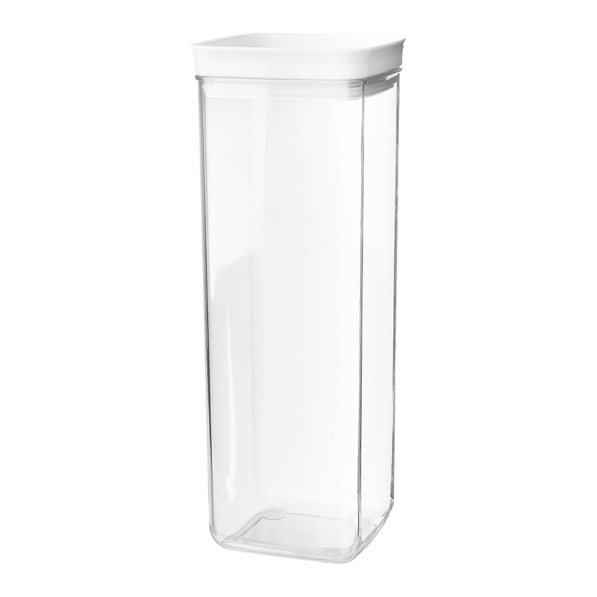 JUST HOME COLLECTION - Contenedor Hermético Cuadrado 1.8L de Plástico