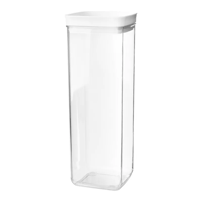 JUST HOME COLLECTION - Contenedor Hermético Cuadrado 1.8L de Plástico