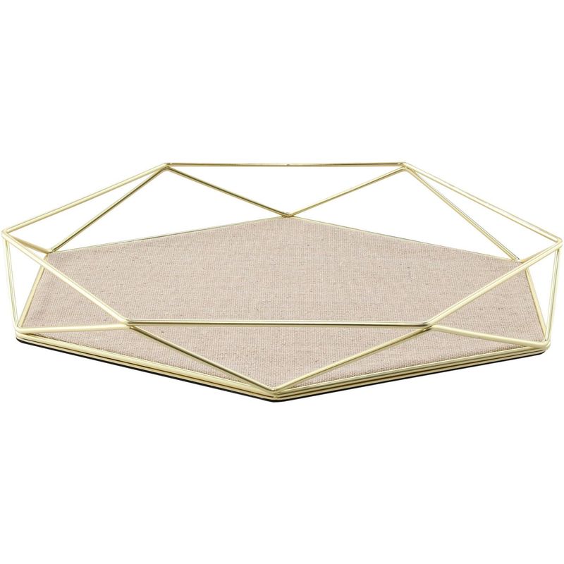 UMBRA - Bandeja Prisma Met Brass