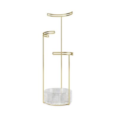 Soporte Joyeria Ban Vid Brass