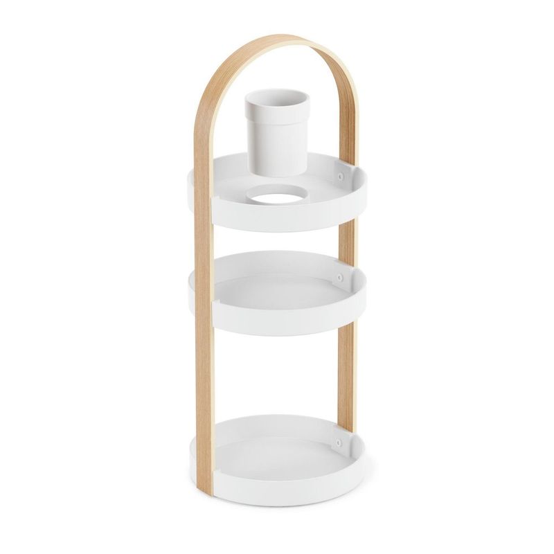 UMBRA - Organizador Mad/Bco 3 Bandejas