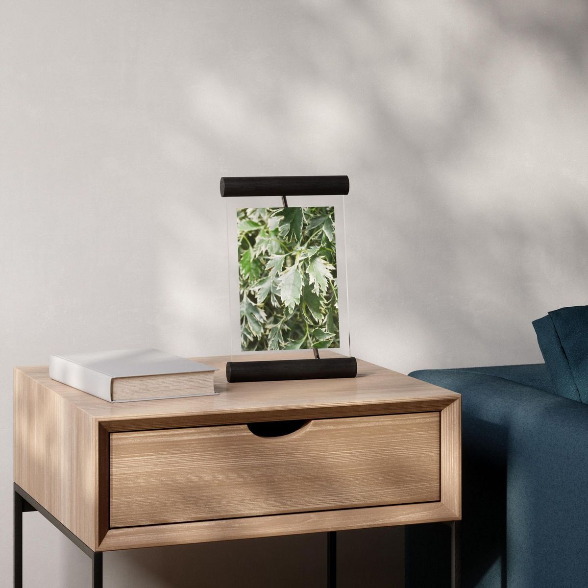 UMBRA - Marco de Foto Scroll Negro 14x18cm