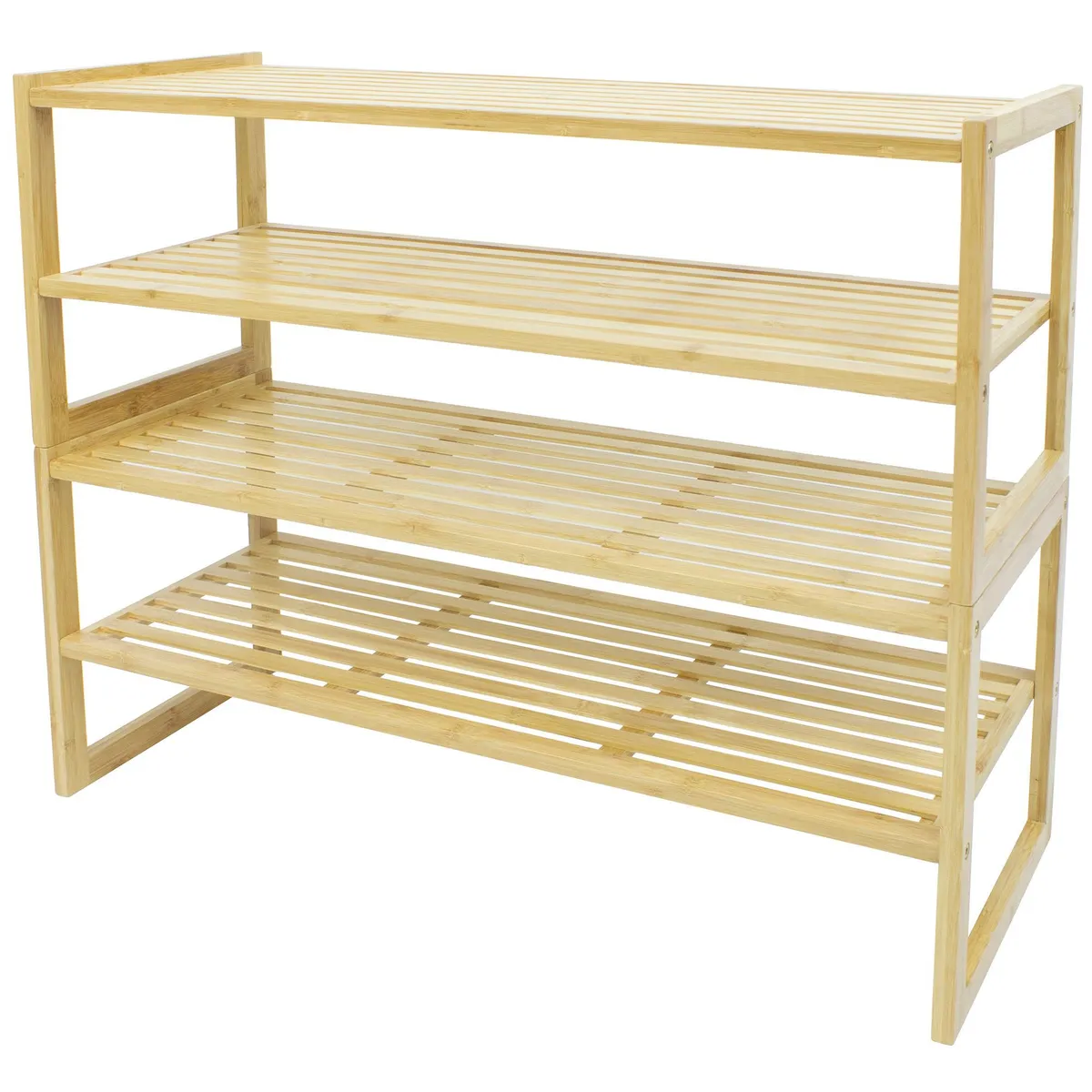 JUST HOME COLLECTION - Zapatera Bambú 4 Niveles