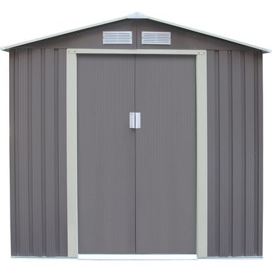 Caseta de Jardin Metal Gris 201x190x121cm