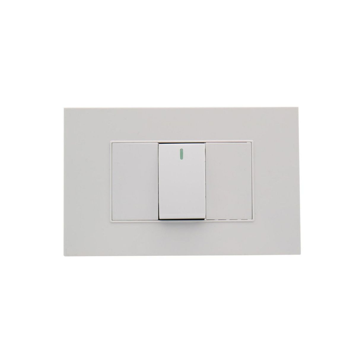 HALUX - Interruptor Simple Cygnus Blanco