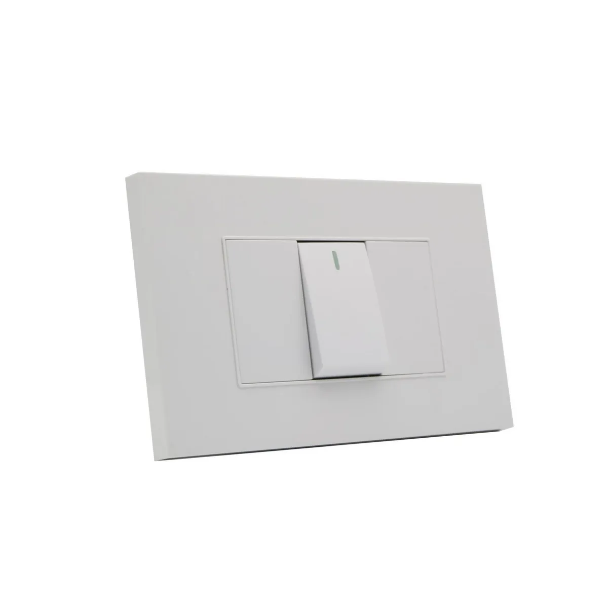 HALUX - Interruptor Simple Cygnus Blanco