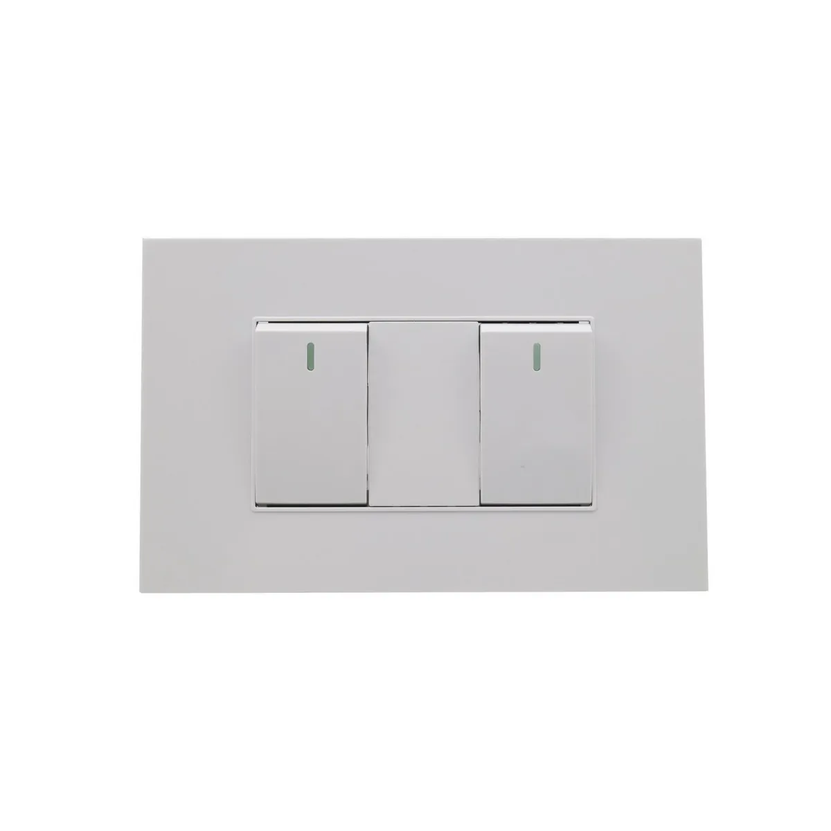 HALUX - Conmutador Doble Cygnus Blanco