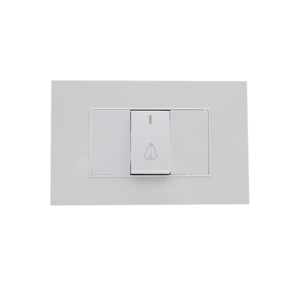 HALUX - Pulsador Timbre Cygnus Blanco