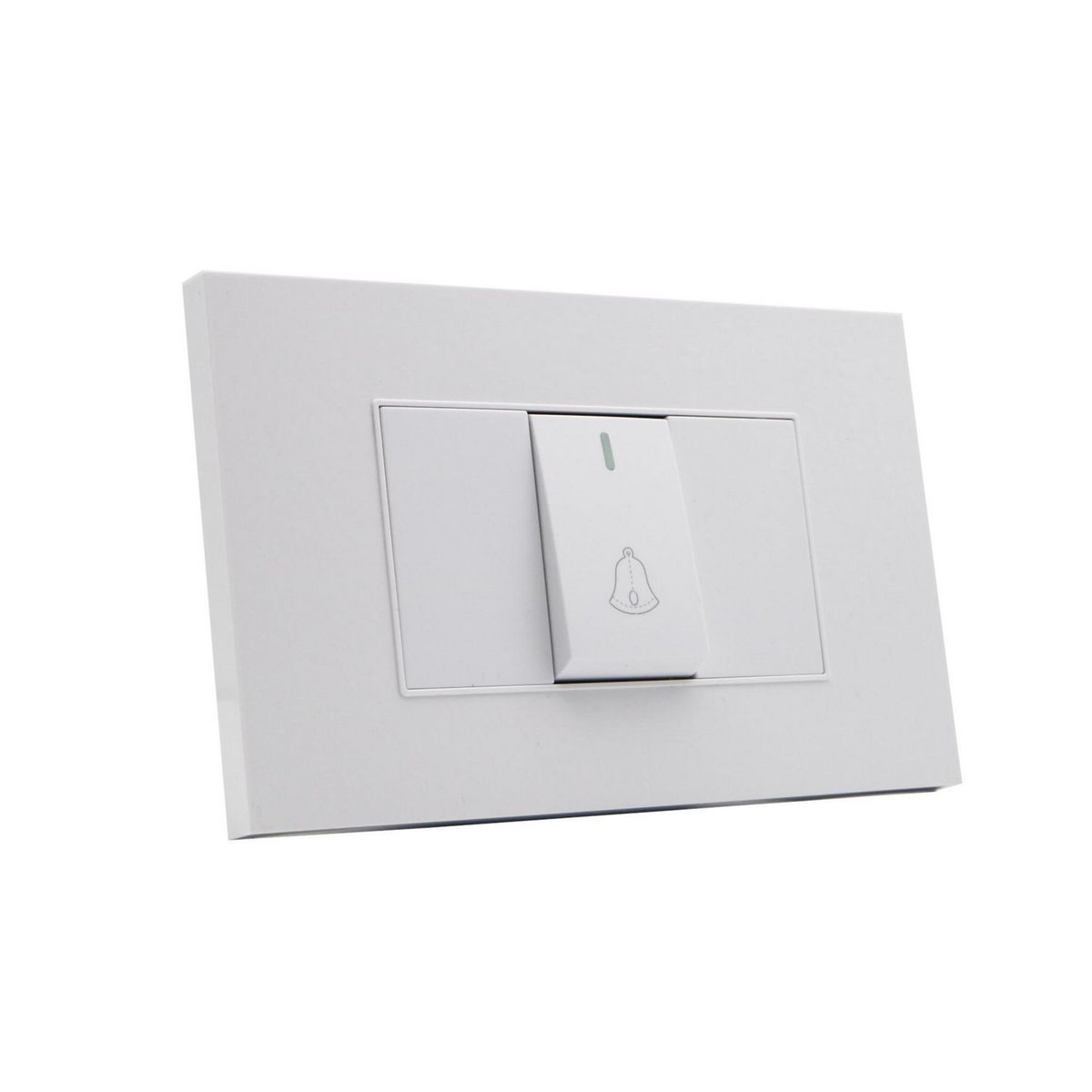 HALUX - Pulsador Timbre Cygnus Blanco