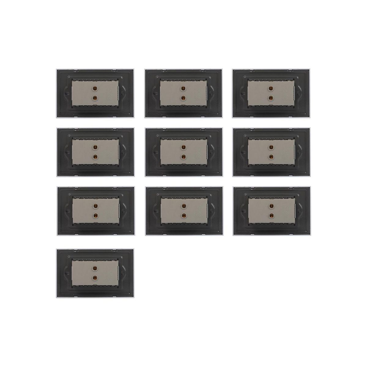 HALUX - Tomacorriente Doble P/T Cygnus Blanco