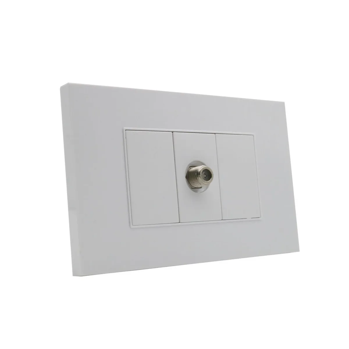 HALUX - Toma Coaxial TV Cygnus Blanco