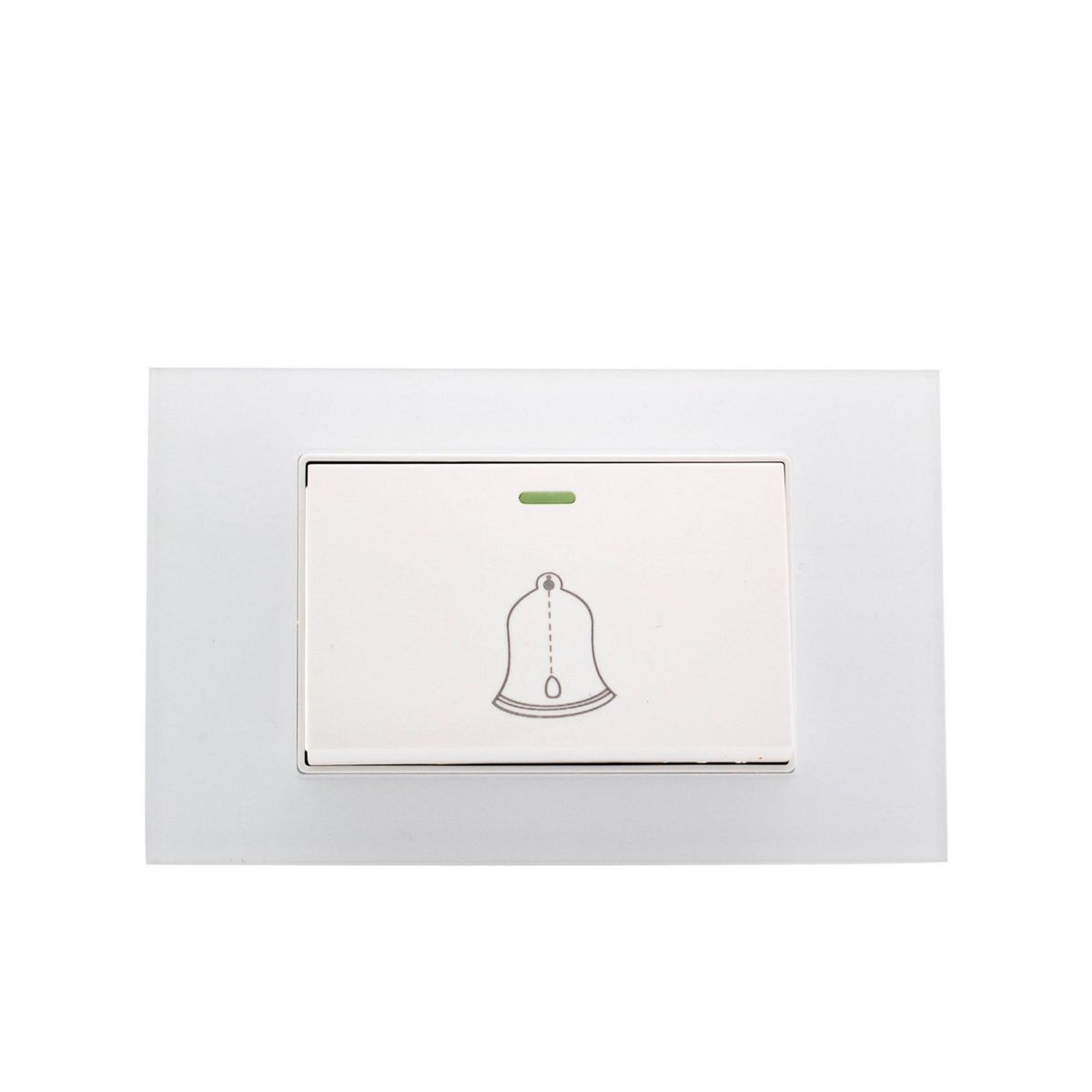 HALUX - Pulsador Timbre Polaris Blanco