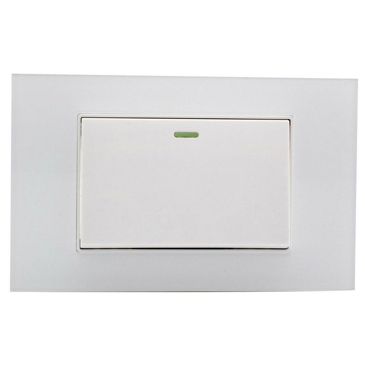 HALUX - Conmutador Simple Polaris Blanco