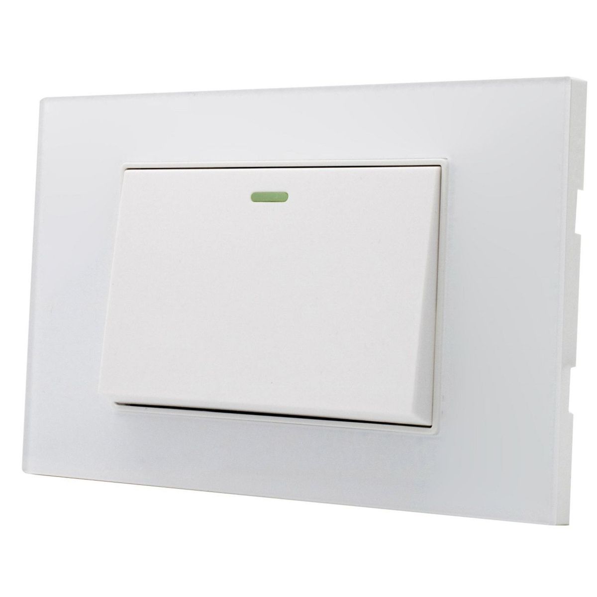 HALUX - Conmutador Simple Polaris Blanco