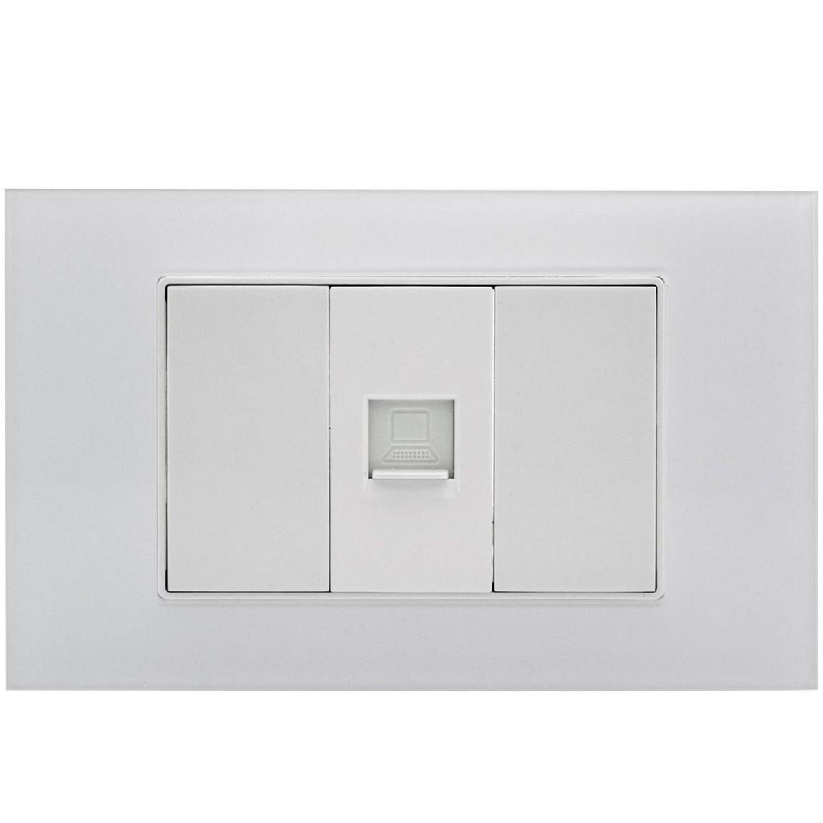 HALUX - Toma Internet RJ45 Polaris Blanco
