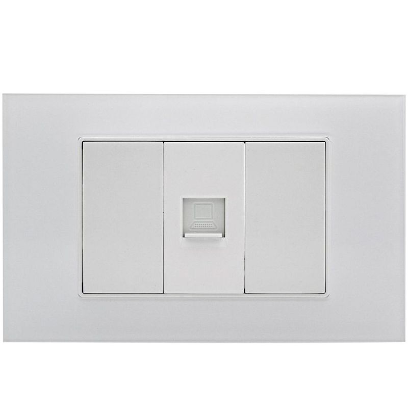 HALUX - Toma Internet RJ45 Polaris Blanco