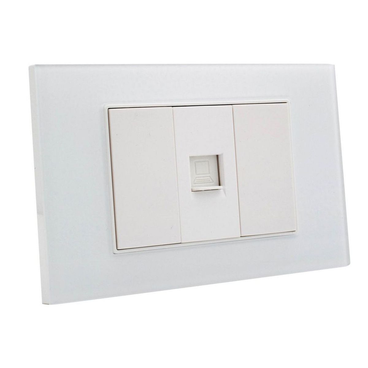 HALUX - Toma Internet RJ45 Polaris Blanco