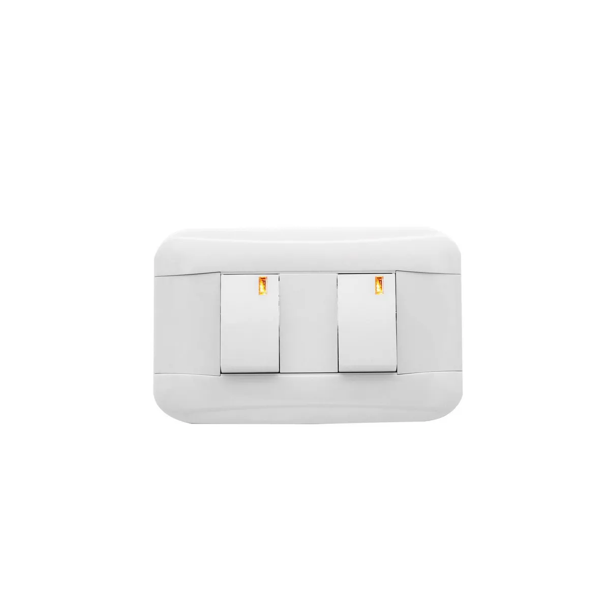 HALUX - Interruptor Doble Phoenix Blanco