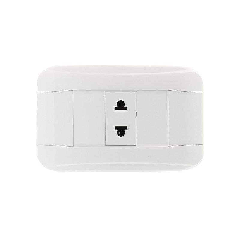 HALUX - Tomacorriente Simple Phoenix Blanco