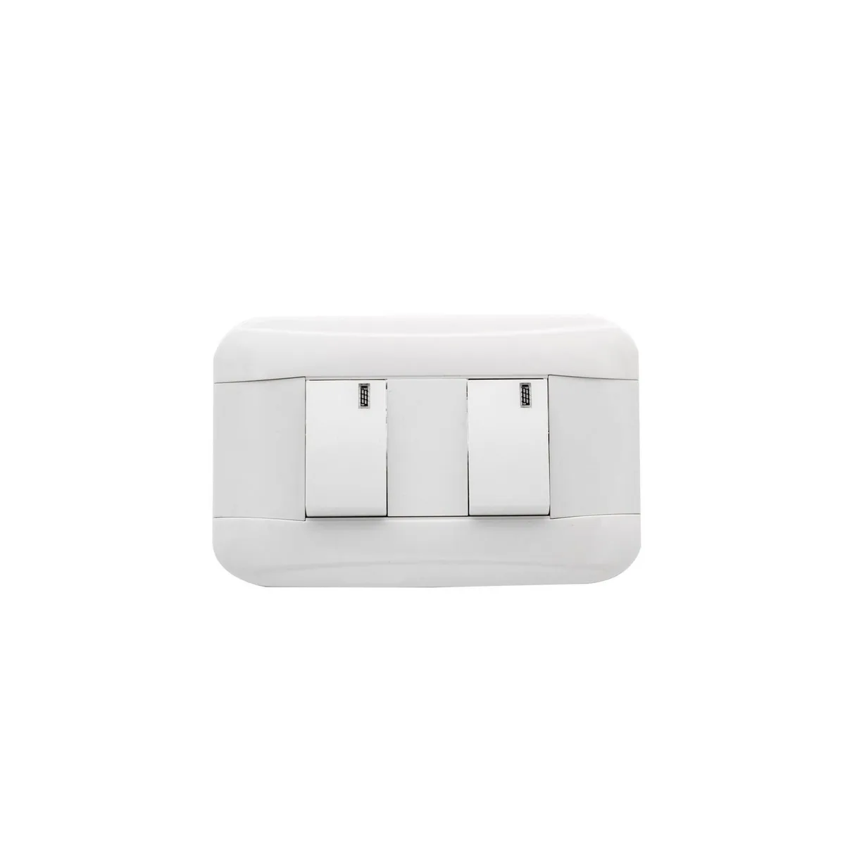 HALUX - Conmutador Doble Phoenix Blanco