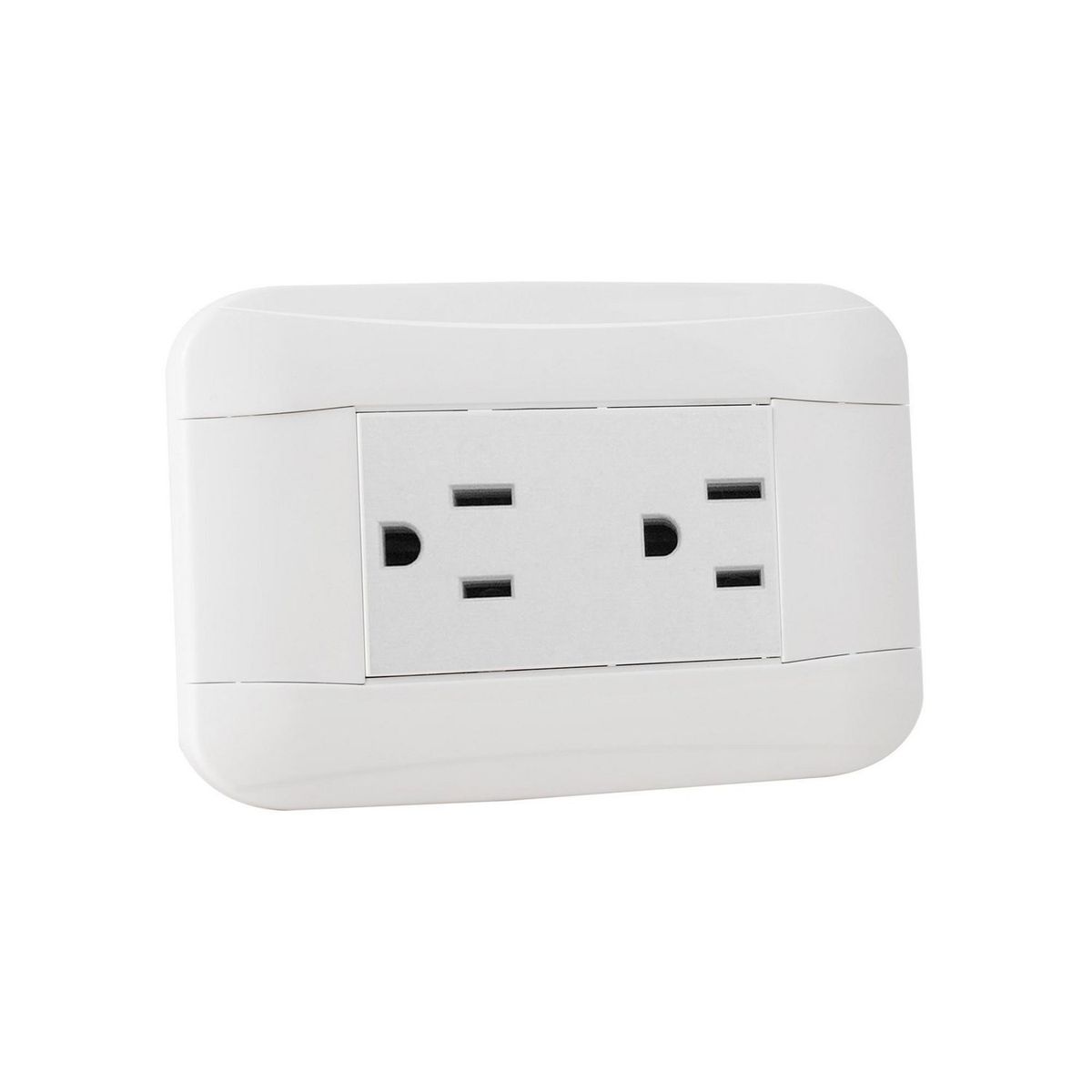 HALUX - Tomacorriente Doble US Phoenix Blanco