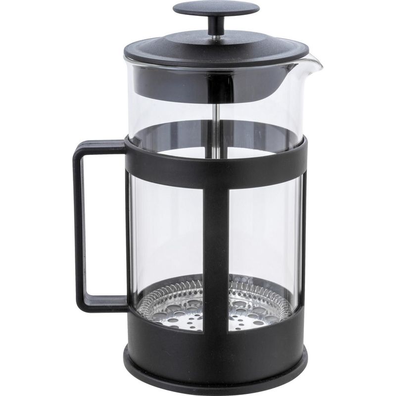 JUST HOME COLLECTION - Cafetera de Vidrio Francia Negra