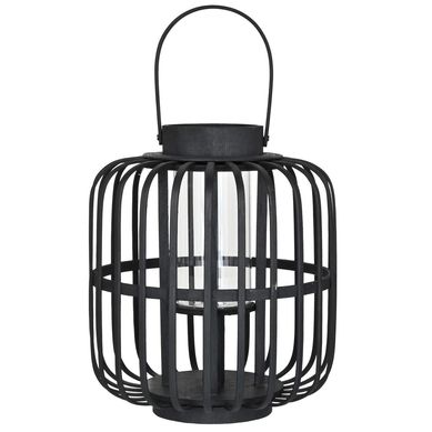 Farol Bamb Vidrio 24X29 Cm