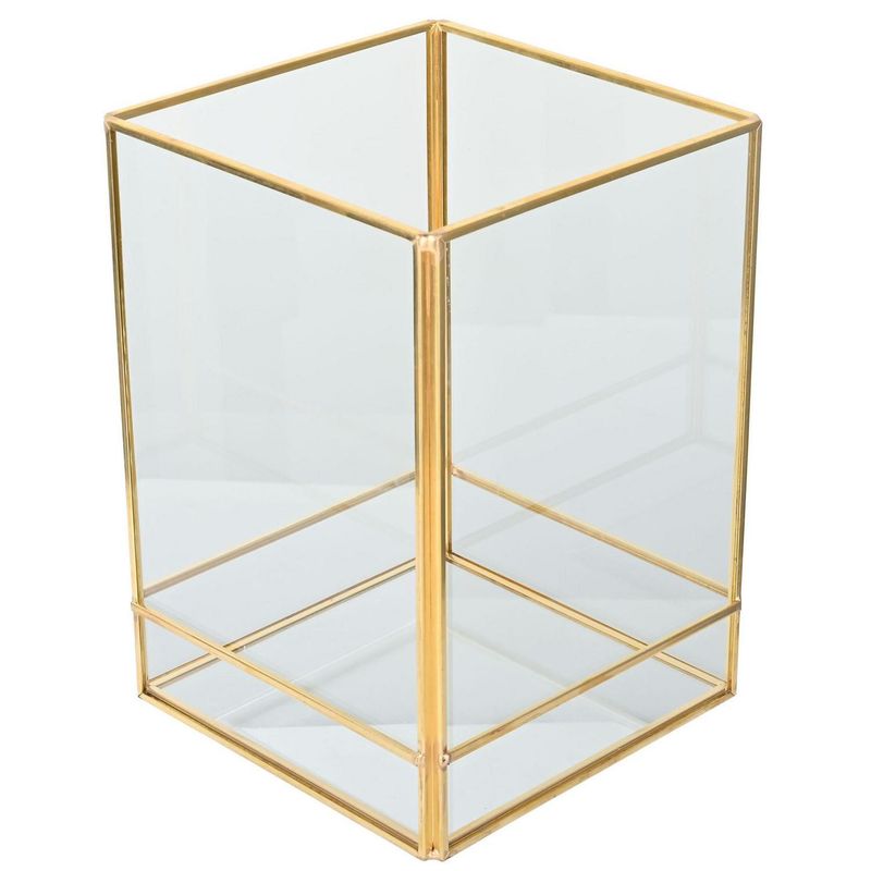 JUST HOME COLLECTION - Farol Metal Vidrio 10X10X15