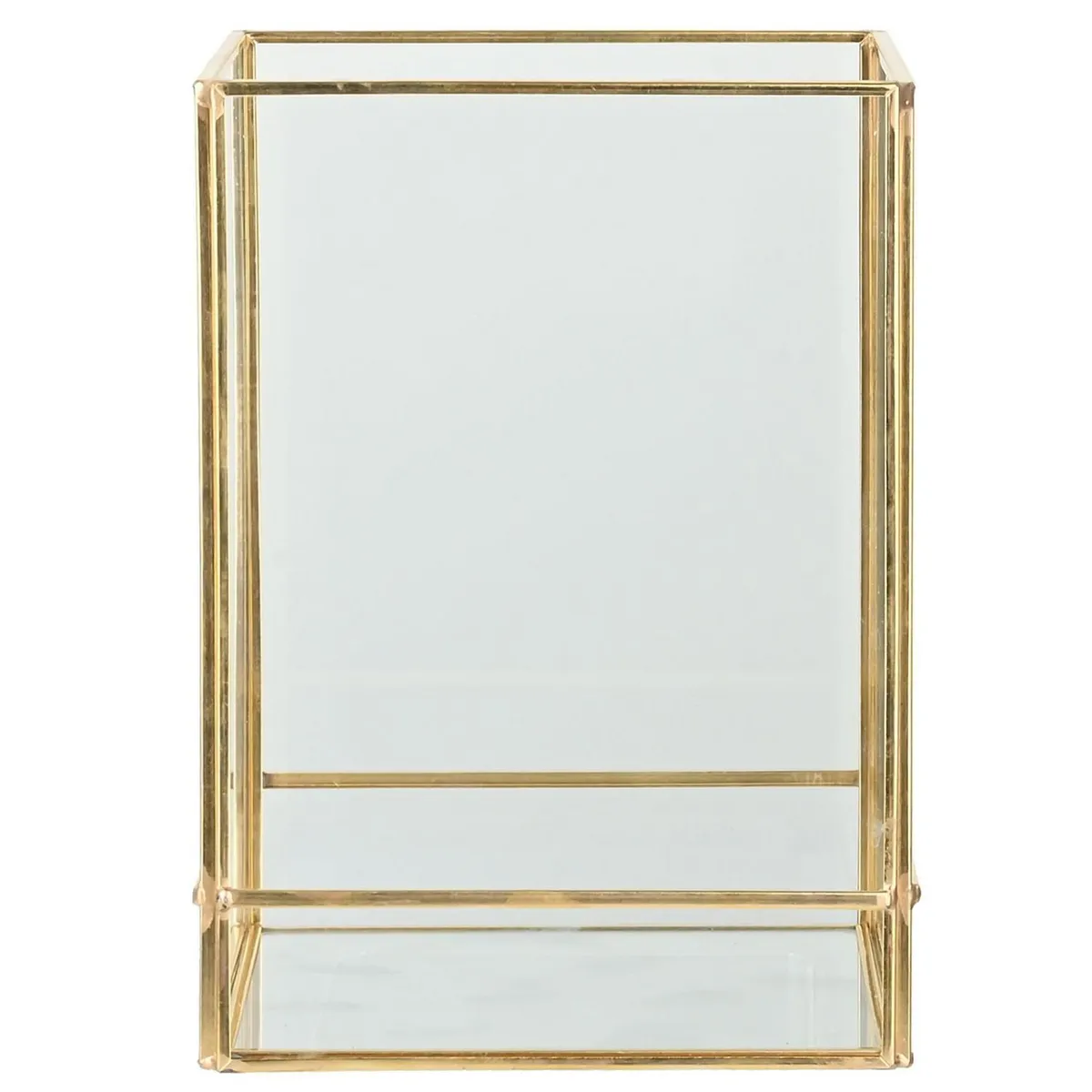 JUST HOME COLLECTION - Farol Metal Vidrio 10X10X15