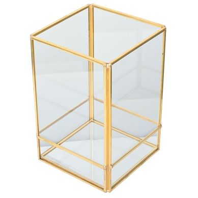 Farol Metal Vidrio 13X13X18