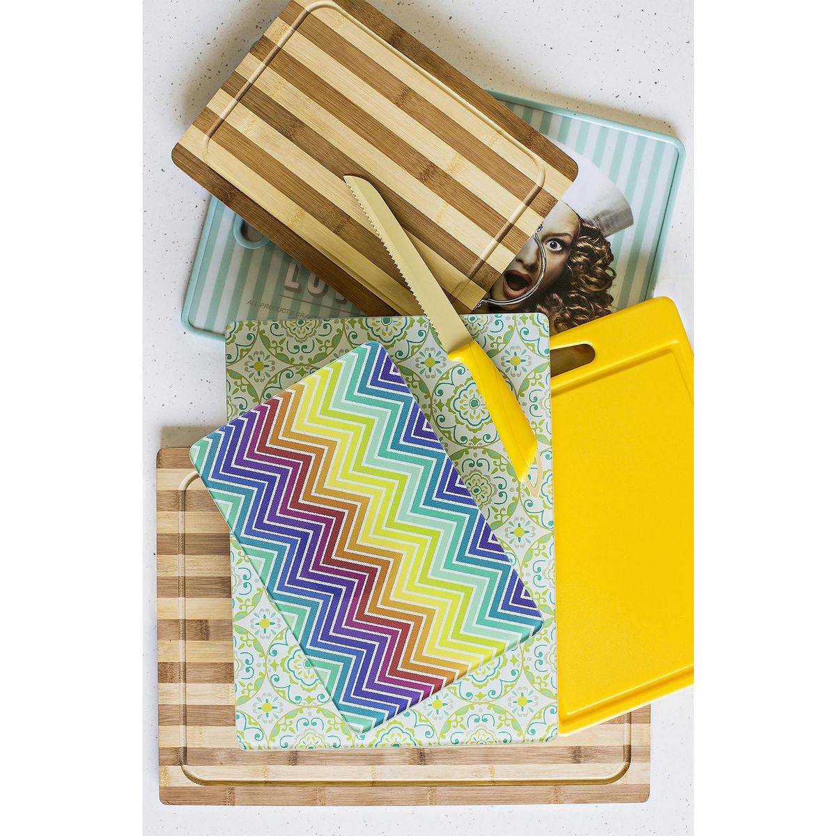 JUST HOME COLLECTION - Tabla para Cortar Bambú 32x24cm