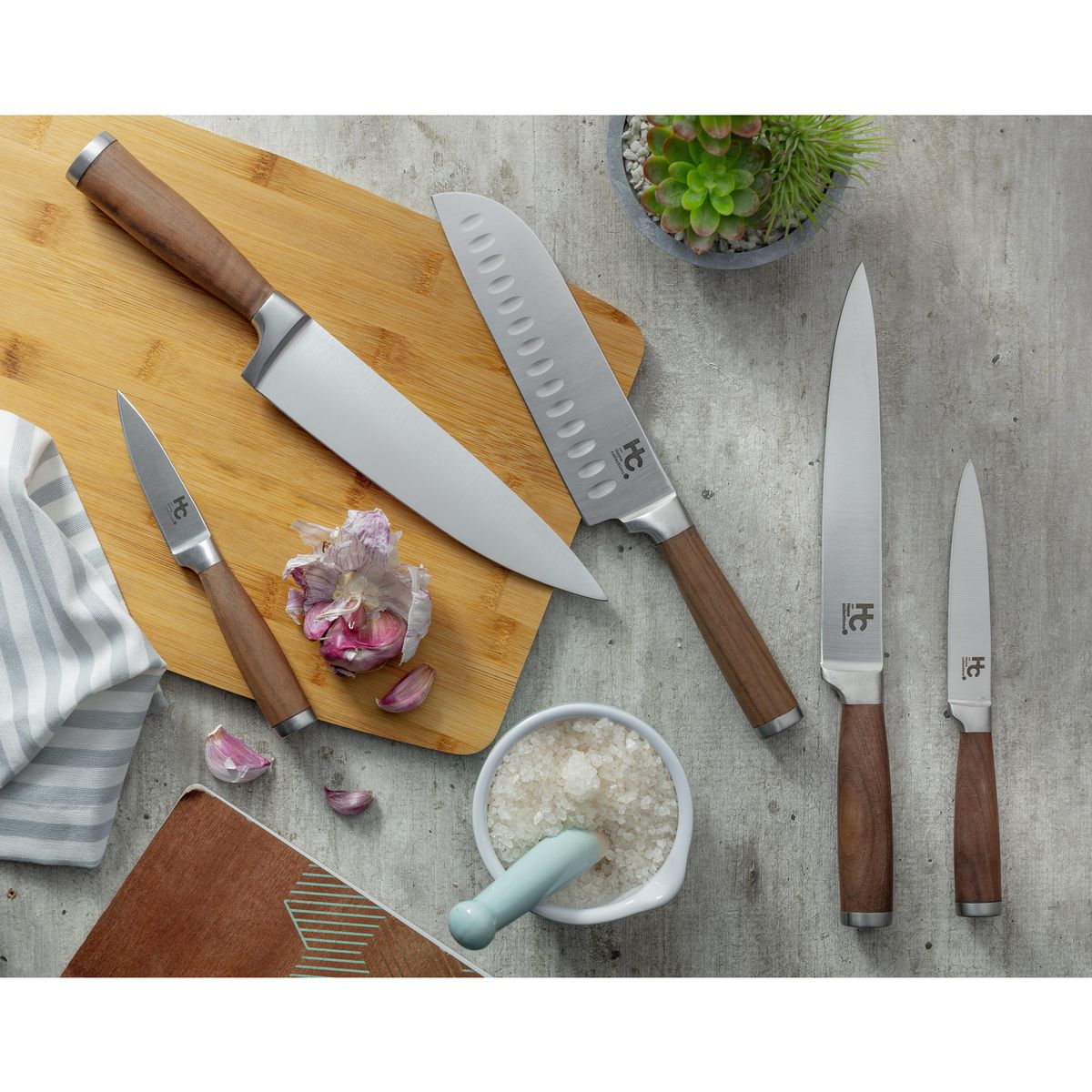 JUST HOME COLLECTION - Cuchillo Pelador Madera 9cm