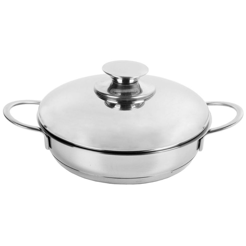 JUST HOME COLLECTION - Cacerola con Asas Acero 16cm