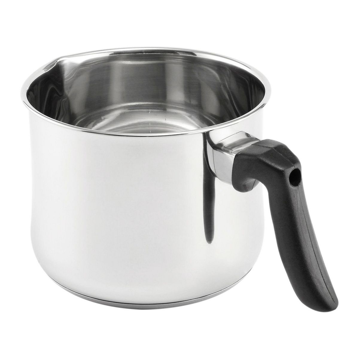 JUST HOME COLLECTION - Lechera Acero 1.8L Con Mango Negro