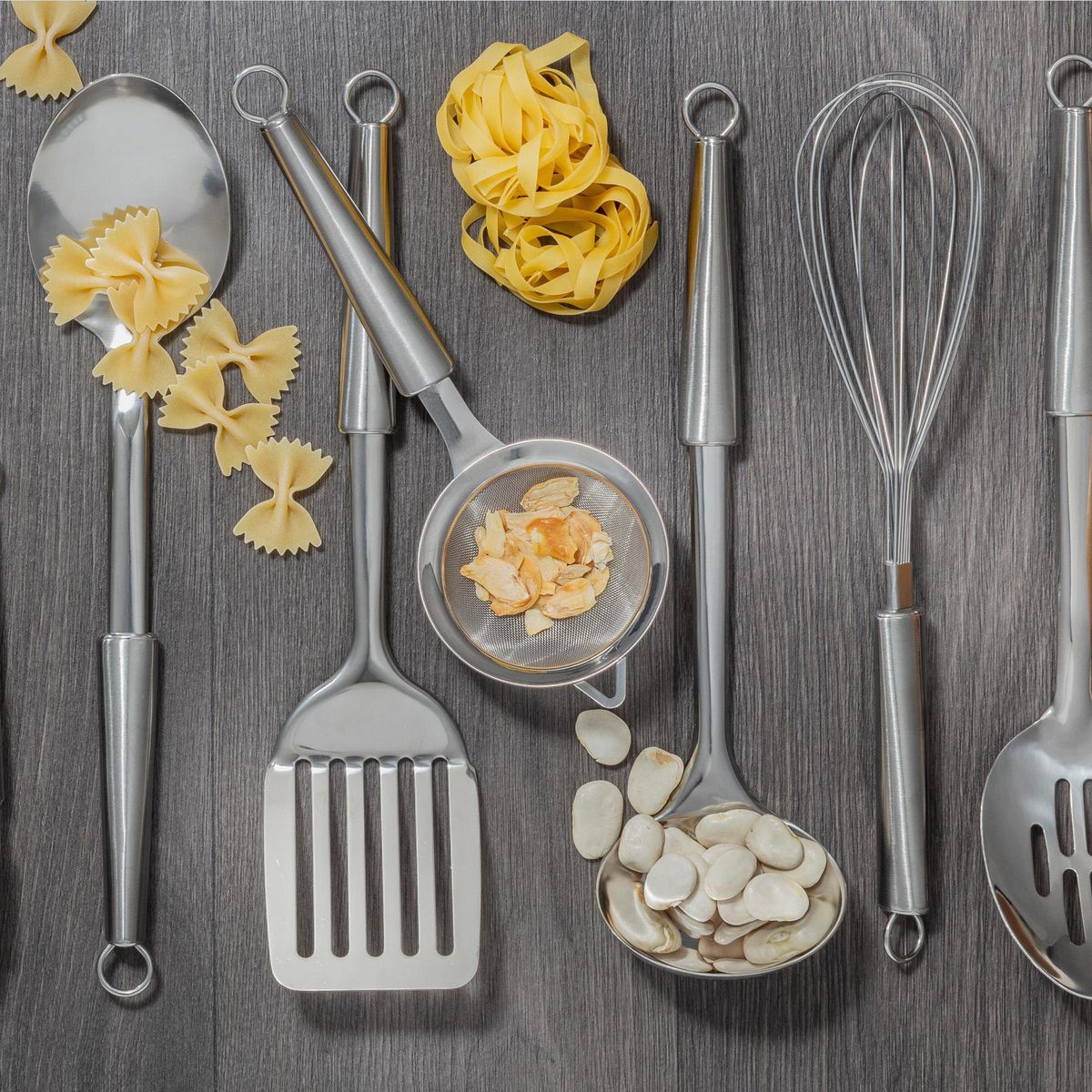 JUST HOME COLLECTION - Espátula con Ranuras Inoxidable