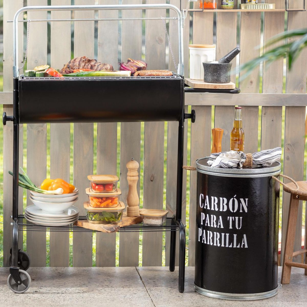 JUST HOME COLLECTION - Set x 4 Recipientes de Vidrio