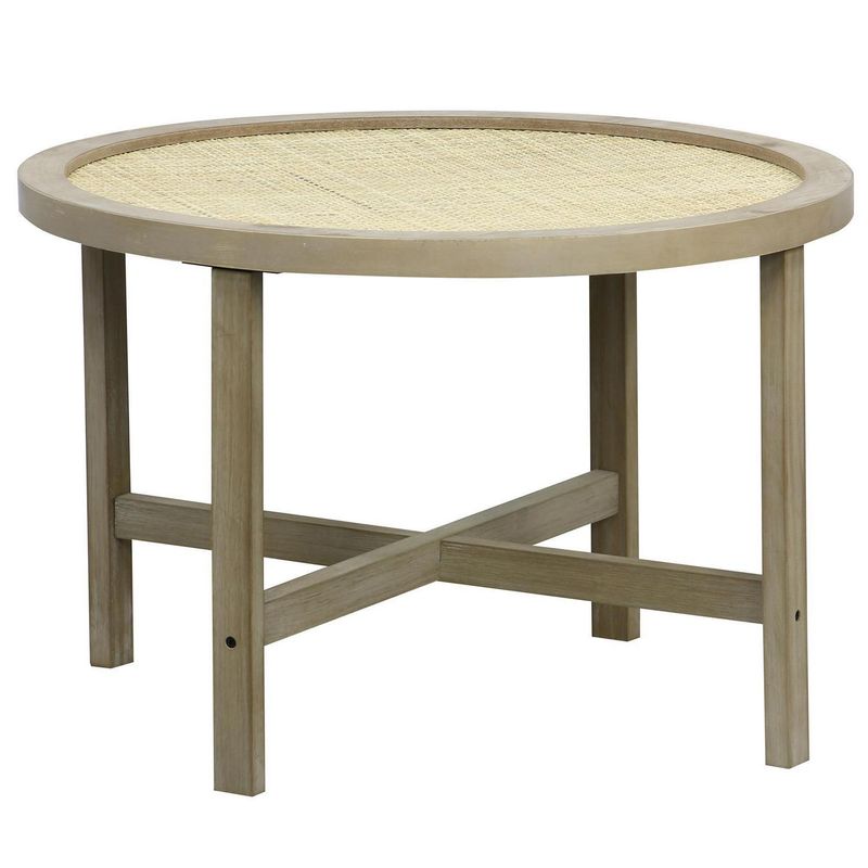 JUST HOME COLLECTION - Mesa de Centro Rattan 60X60X44