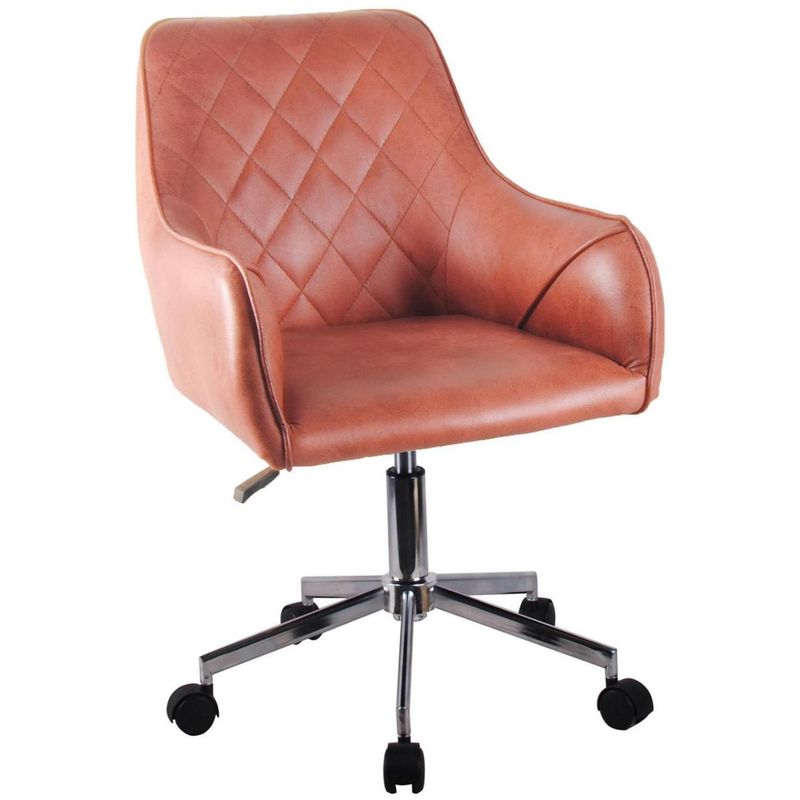 JUST HOME COLLECTION - Silla Pc Britt Pu Chocolate
