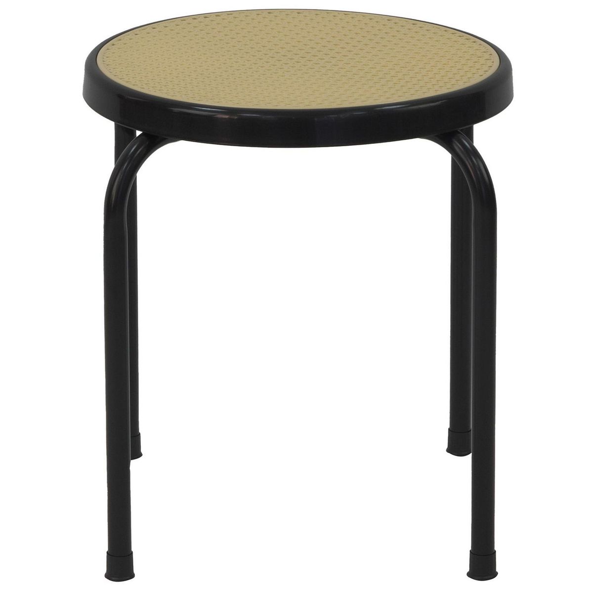 JUST HOME COLLECTION - Banco Metal Nat/Negro