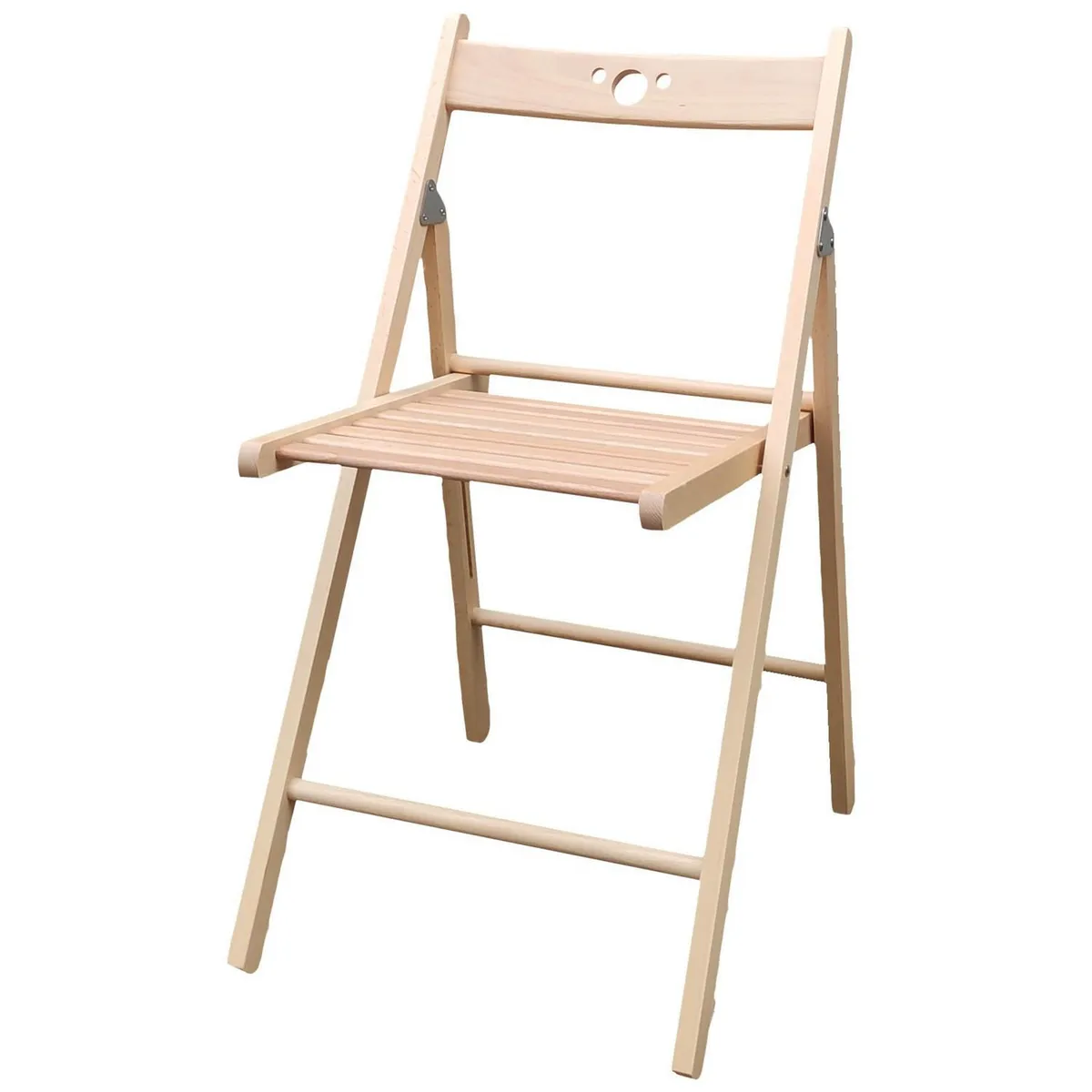 JUST HOME COLLECTION - Silla de Comedor plegable madera Natural