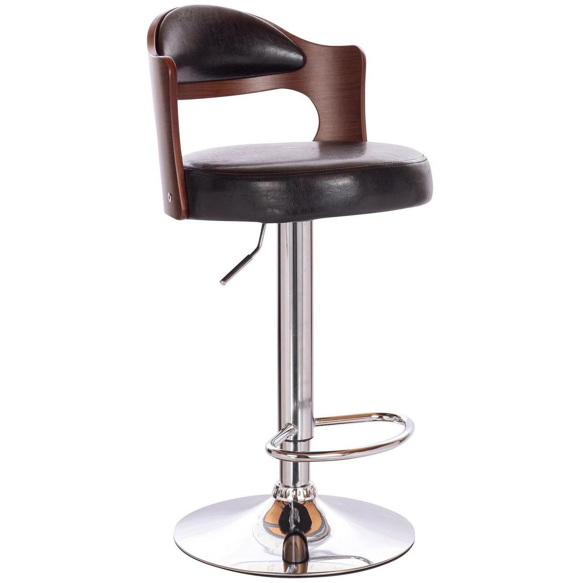 JUST HOME COLLECTION - Silla Bar Valencia Madera Pu