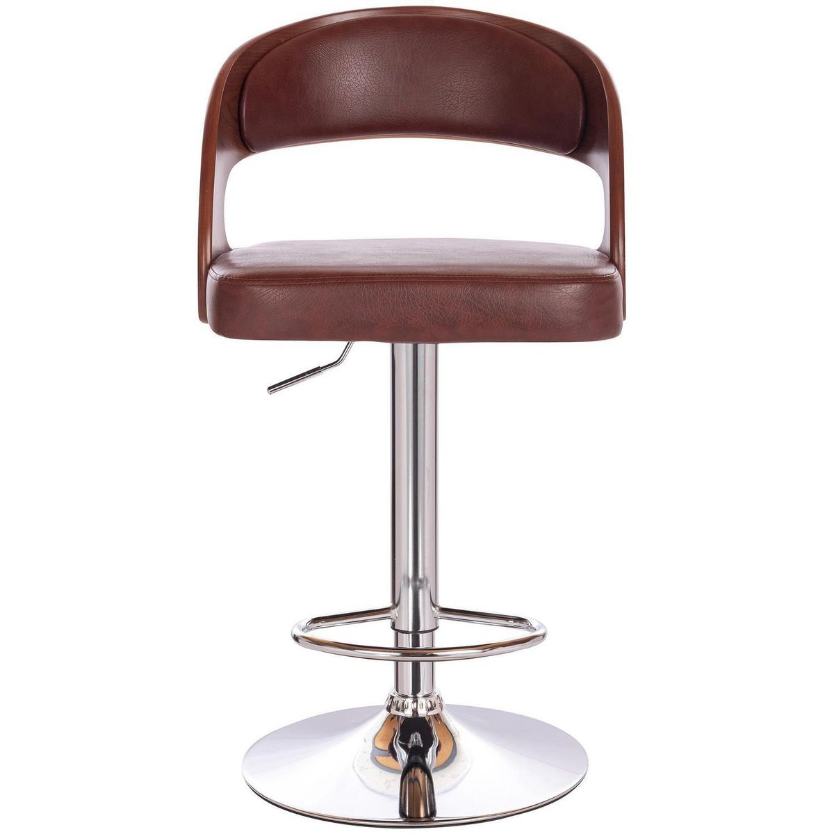JUST HOME COLLECTION - Silla Bar Rute Madera Pu Cafe