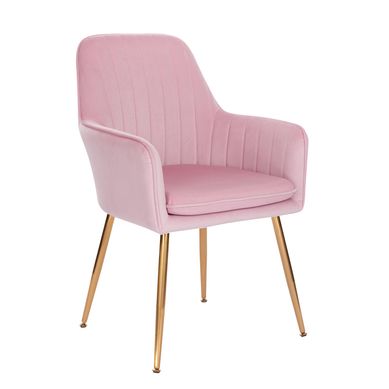 Silla Jaca Velvet Rosada